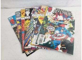 The Secret Defenders Comics In Protective Sleeves