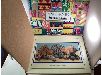 Vintage Set Of 4 Pimpernel Table Mats Caribbean Collection Placemats Made In England In Original Box
