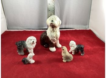 Vintage Collection Of Goebel Dog Figurines Made In West Germany Good Overall Condition