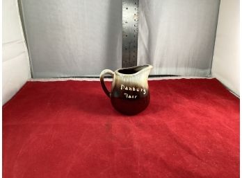 Vintage Danbury Fair Creamer Clay Pottery Made In Japan Good Overall Condition