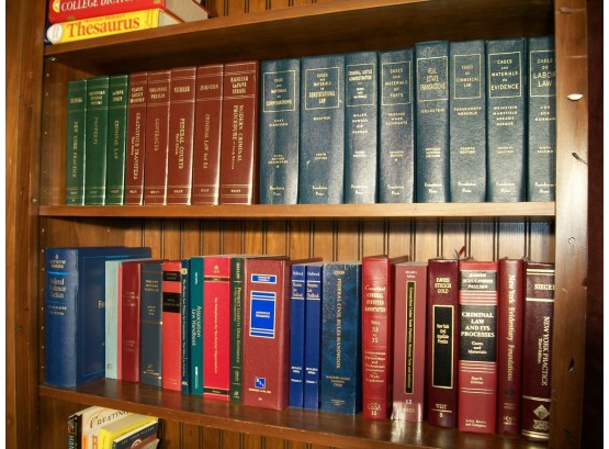 35 Law Books - 2 Shelves - Very Expensive Bought New