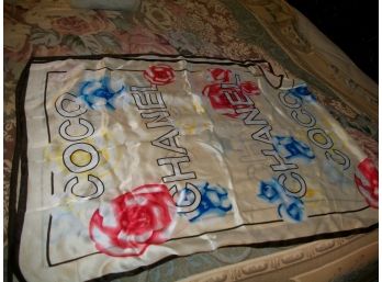 Vintage Authentic CHANEL Scarf - Made In Italy (Coco Chanel)