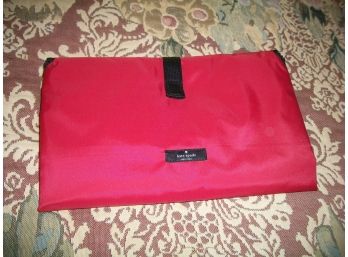 Authentic Kate Spade - Travel Folding Accessory Case - Red Nylon