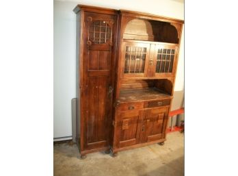 Very Large Antique 'Arts & Crafts' Style Cabinet - Possibly Dutch