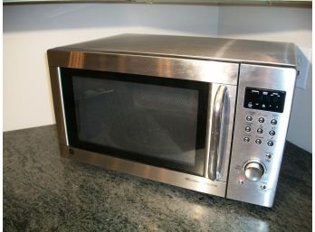 GE Microwave 'Browner' Stainless Steel - Great Condition
