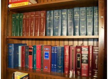 35 Law Books - 2 Shelves - Very Expensive Bought New