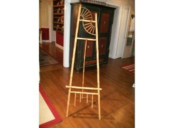 Beautiful Antique Victorian Bamboo Easel - Nice Design C.1890