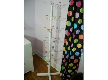 Littlemissmatched SKETCHoRAMA  Clothing Rack/Tree W/2 Drapes - VERY Cool