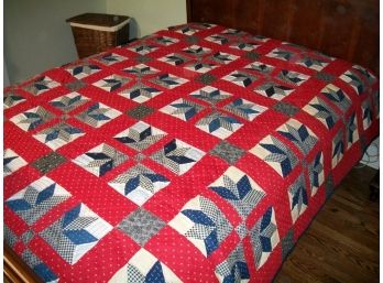 Great Colors - Polo / Ralph Lauren Red, White And Blue Quilt