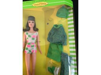 1996 Francie Doll & Fashion Reproduction NRFB Collector Edition. Barbies MODern Cousin