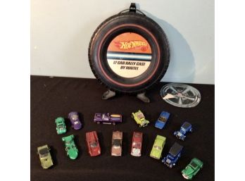 1960s Hot Wheels Lot With Rally Case And Johnny Lightning Car Diecast