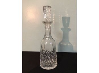 Waterford Crystal Decanter Carafe Lismore Signed