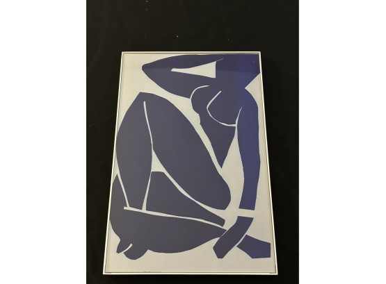Matisse Blue Series Reproduction In Glass Format Frame 11' X 17' (4 Of 4)