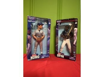 Set Of 1999 Baseball Starting Line Up 12' Posable Figures New In Box- Tony Gwynn & Hideo Nomo