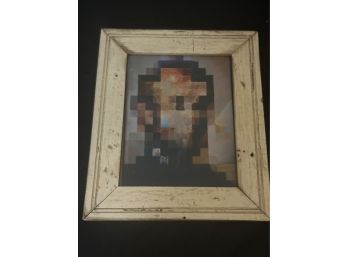 Salvador Dali 'Lincoln In Dalivision' Reproduction Print In Gorgeous Wooden Frame 8' X 10'