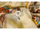 HERMES Paris Vintage Printed Silk Blouse (Size 42)