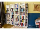 Unique Sliding Track System Bookcase (BOOKS ARE NOT INCLUDED)