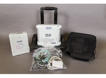 Inogen One G3 And G4 Oxygen Concentrators With Rolling Cart, Carrying Bag And Accessories