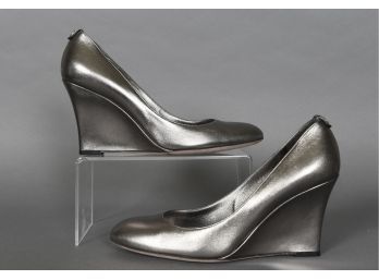 GUCCI Metallic Wedge Shoes - Made In Italy (Size 9B)