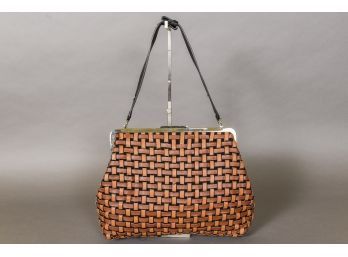 MARNI Leather Woven Handbag - Made In Italy
