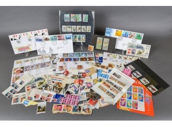 Collection Of Postage Stamps