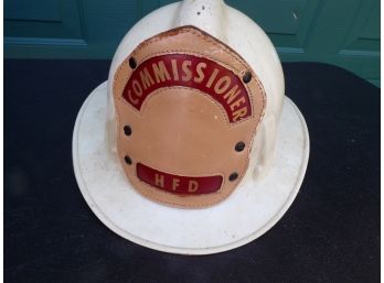 Fireman's Helmet Vintage W/leather