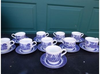Lot Of 10 Porcelain Cups And Saucers