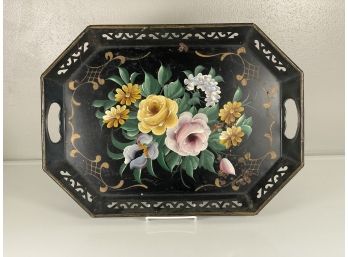 A Beautiful Vintage Tole Tray