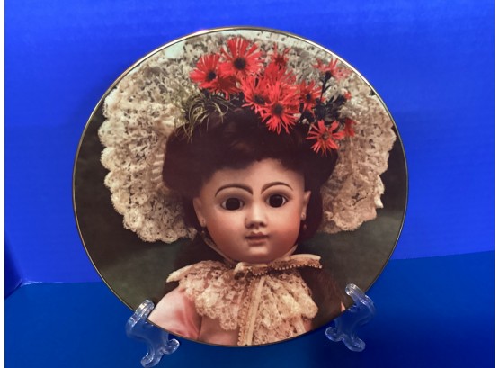 Vintage Mildred Seeley  Of Old French Dolls Collection- The Alexandre Collector Plate -  (1979)