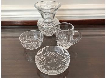 Four Pieces Of Waterford Crystal
