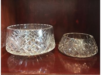 Two Irish Crystal Bowls