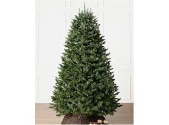 A Balsam Hill 6.5 Foot Christmas Tree With Lights