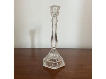 A Tiffany & Co. Hampton Crystal Single Candlestick