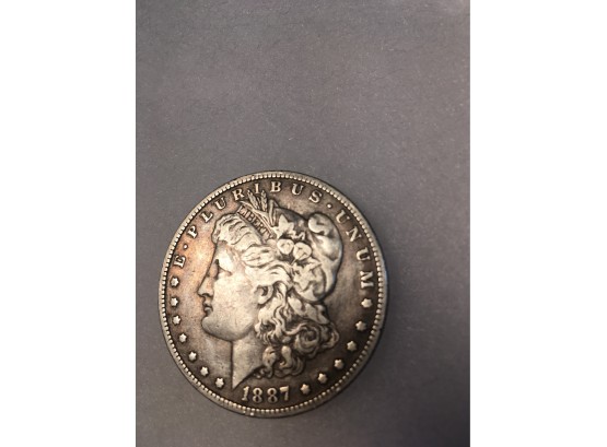1887-O  Morgan Silver Dollar
