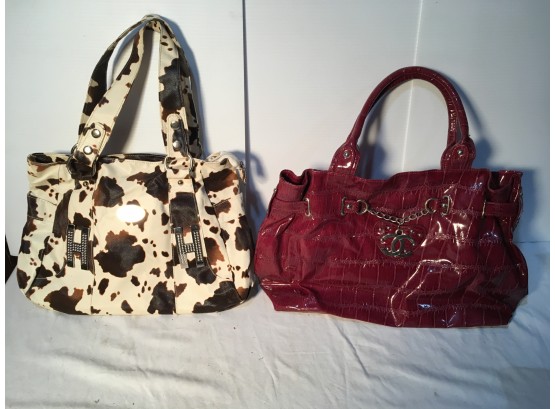 Two Designer Style Handbags (dolce & Gabbana + Chanel )