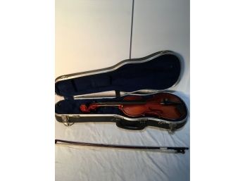 Small Violin In Hard Case - As Is