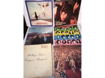 Six Rolling Stones LP Records