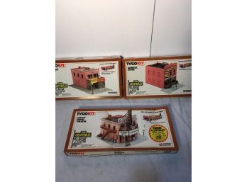 Three Vintage Train Buildings -New