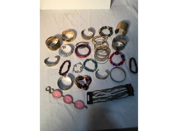 Group Of Vintage Custom Jewelry Bracelets