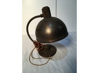 Antique  Industrial Metal Lamp - As Is