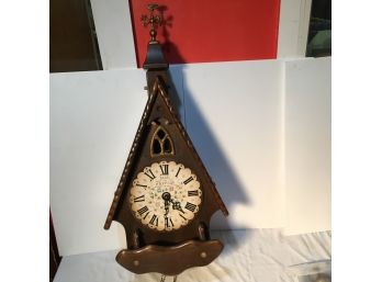 Vintage Wooden Wall Clock - New
