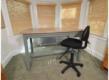 Stacor Steel Based Drafting Table And Chair