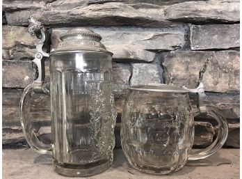 Two Glass Steins