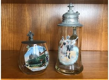 Two Glass Steins