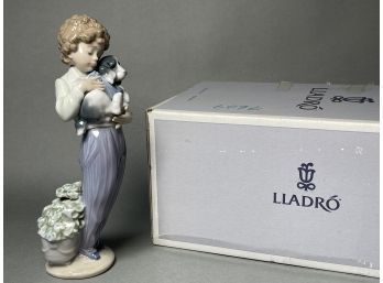Lladro Porcelain Collector Club Figurine, 1989, My Buddy, #7609, Original Box