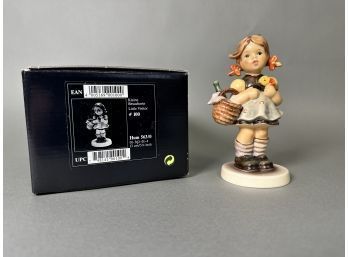 Hummel Figurine, #563,  Little Visitor, 1991, Original Box