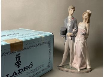 A Lladro Porcelain Figurine, Matrimony, #1404, Original Box