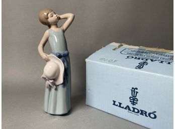 A Lladro Porcelain Figurine, Prissy, #5010, Original Box