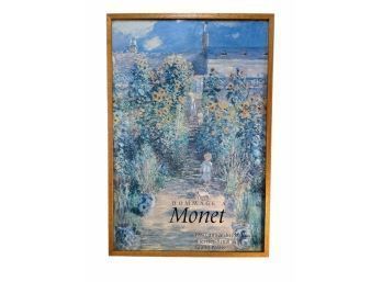 A Framed 1980 Hommage A Monet Poster