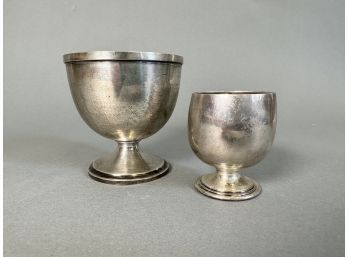 Pair Of Sterling Silver Cups, Including Baldwin & Miller